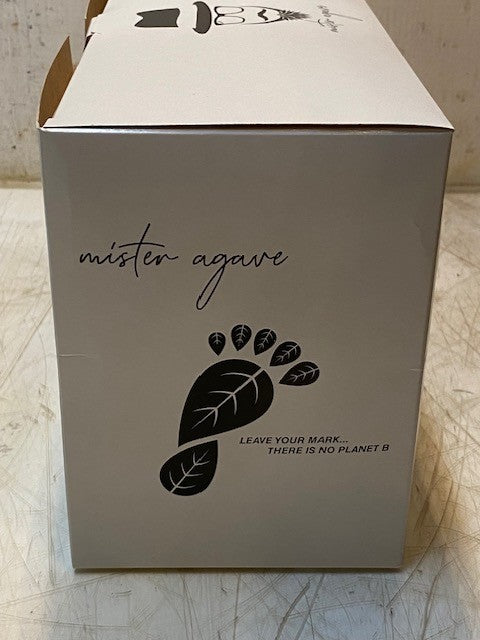 Box of Mister Agave Standard Black Agave Wrapped Straws 8.25 Inch 2000 Straws