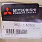 Mitsubishi Forklift Trucks Bracket 95222-10500 | 95222105000001