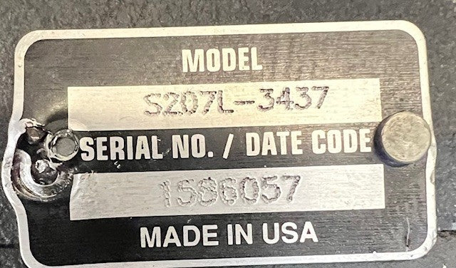 Concentric/Haldex Hydraulic Gear Pump Model S207L-3437 | 1586057