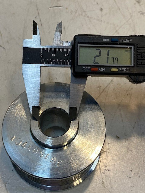 International 3615037C1 Alternator Drive Pulley 3" Dia. 1-3/8" Thick 22mm Bore