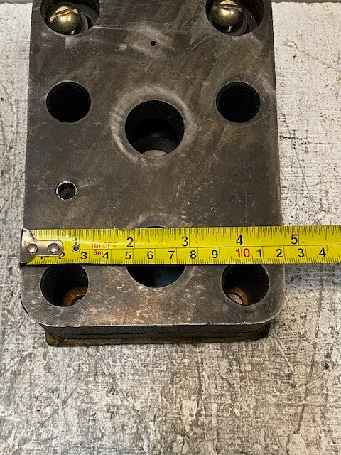 Hydraulic Pump Valve Accum PR Tank 22mm Bore 8-5/8" L 4-3/4" W 2-3/4" H