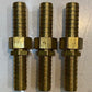 3 Quantity of Garden Hose Barb Couplings 5-1/8" L 20mm Thread 16mm ID (3 Qty)