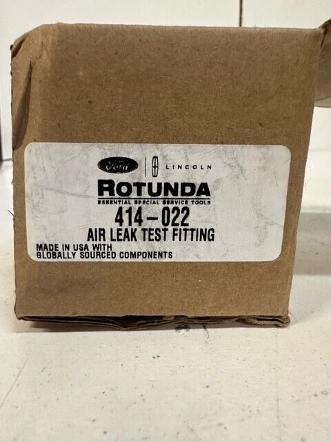 Rotunda OTC 414-022 Air Leak Test Fitting SP04516593 for Ford and Lincoln