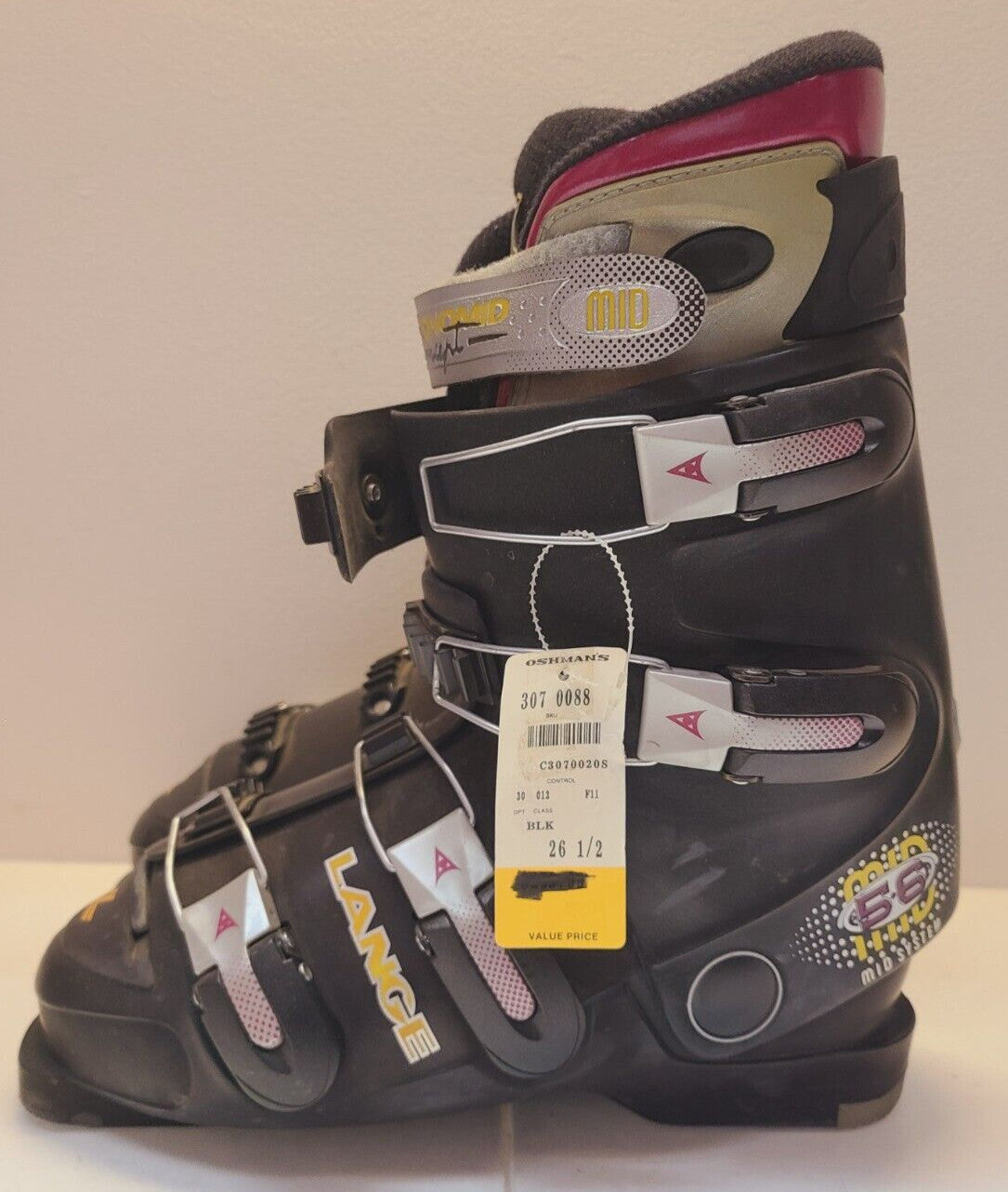 Lange Downhill Ski Boots Mid 5.6 | 3070088 | BLK 26.5 | C3070020S