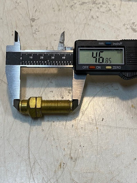 6 Qty of Power Products NP62BH-4 Brass Frame Nipple Bulkhead Unions (6 Qty)