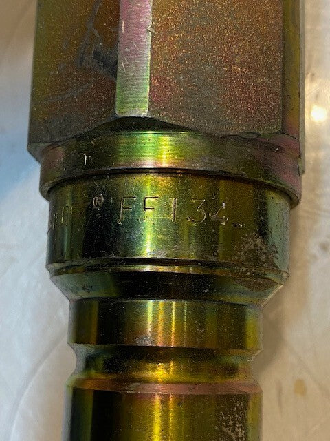 2 Quantity of Faster Hydraulic Flat Face Couplers FF134 | 34NPTM-99N (2 Qty)