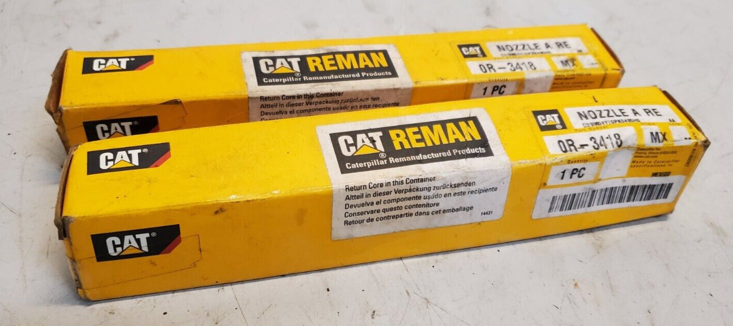 2 Quantity of Cat Remanufactured Fuel Injector Nozzles 0R-3418 (2 Qty)