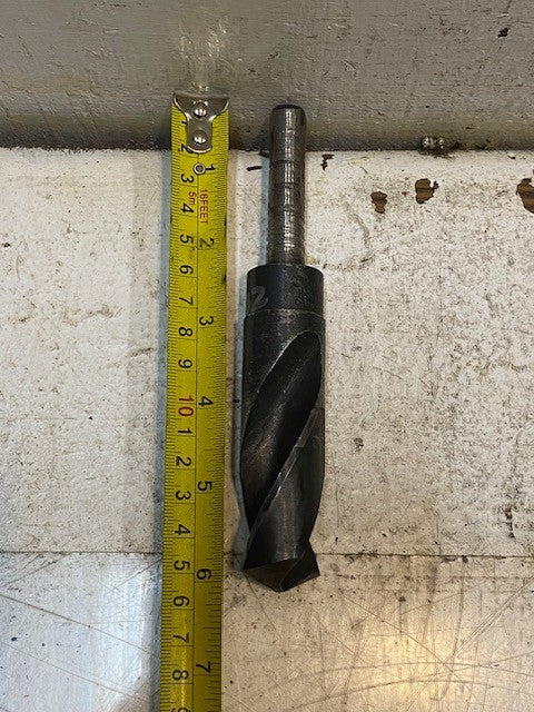 HSS 1-1/32" Drill Bit 6-1/8" Long 12mm End 26mm OD