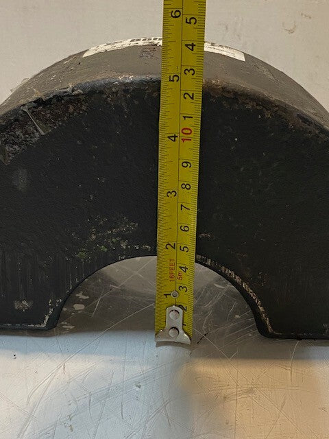 Bobcat 6714361 Axle Counterweight WF3 2D26 | 10-1/2" Wide 4-1/2" Deep 5" Tall