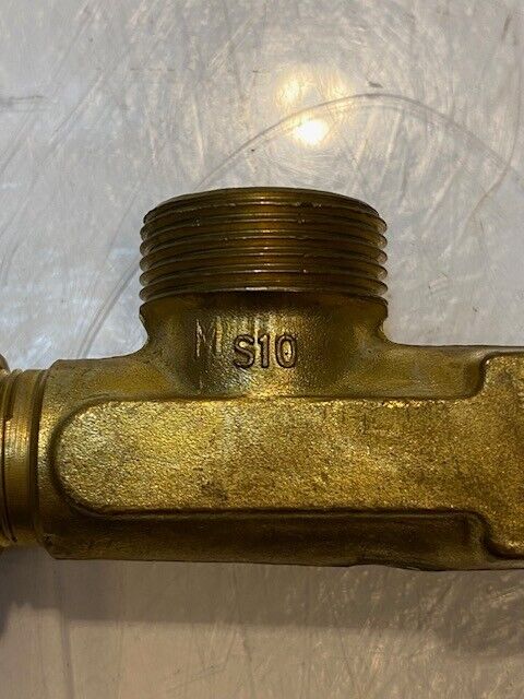 Sherwood 2400 Acetylene Cylinder Compression Gas Valve S10 | 18mm & 23mm Thread
