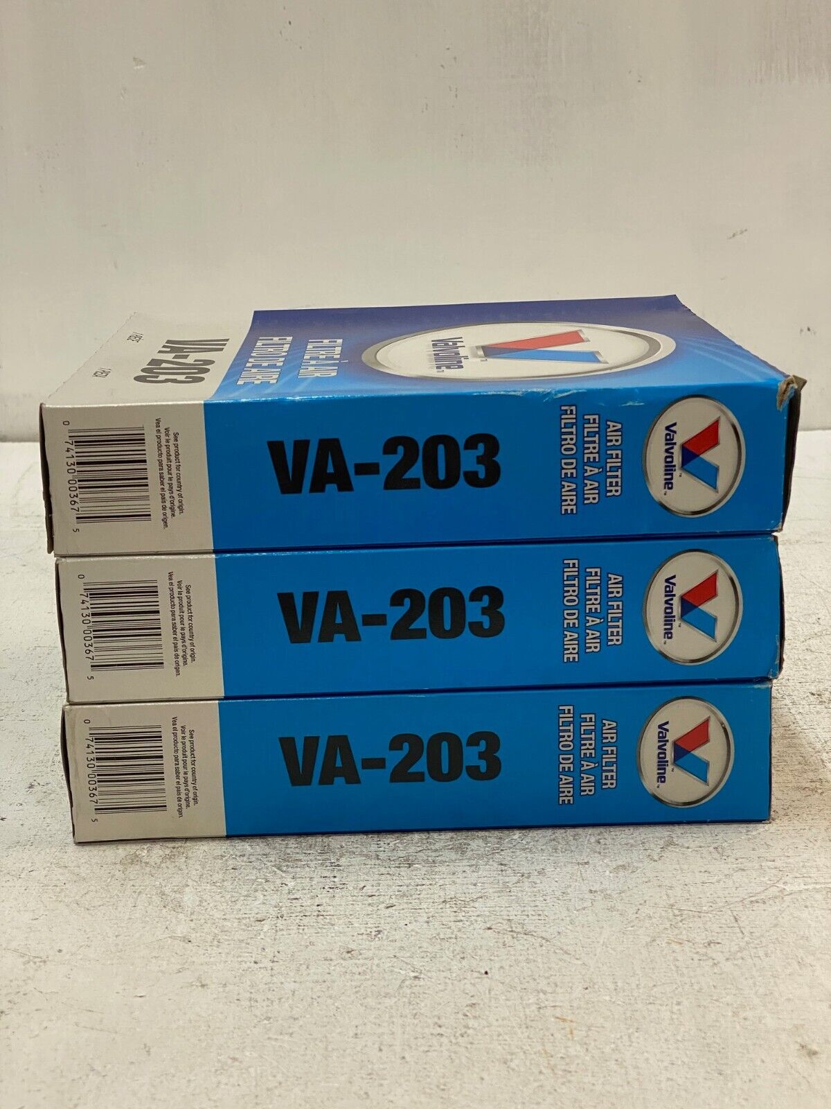 3 Quantity of Valvoline Filters VA-203 (3 Quantity)