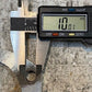 2 Quantity of 3-Bolt Exhaust Flages 77mm Bore 10mm Thick 10mm Holes (2 Qty)