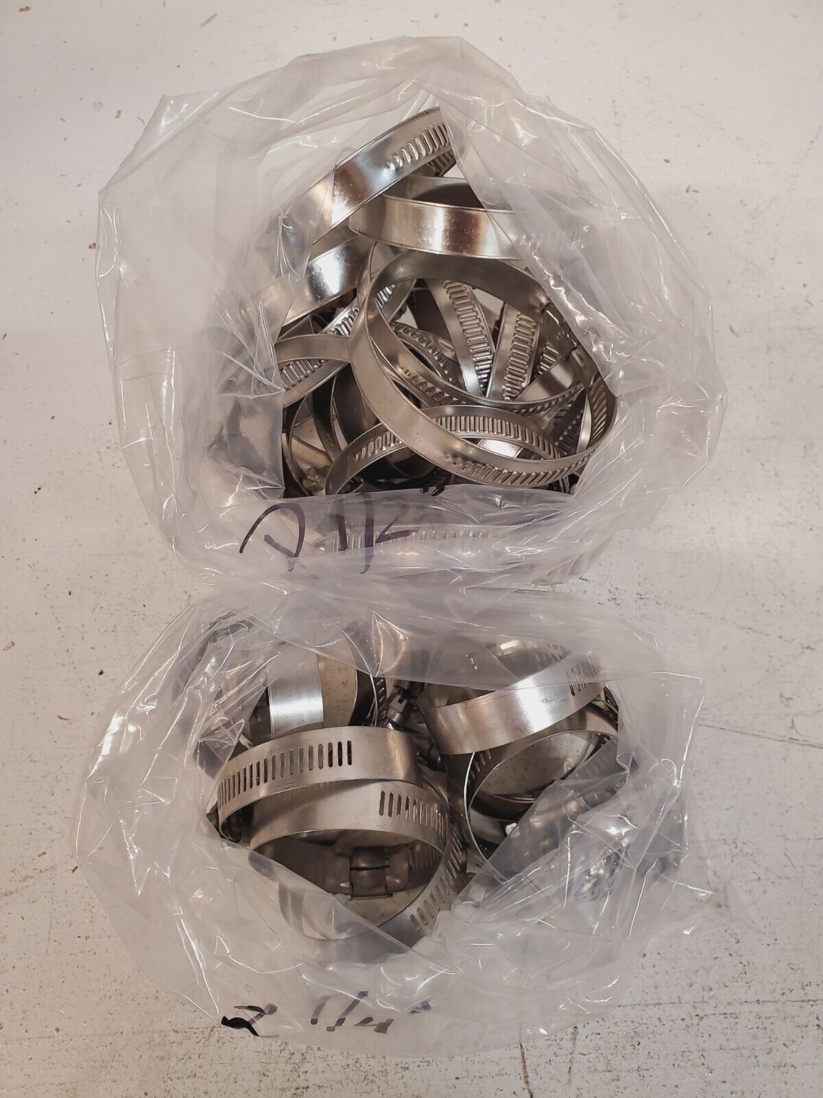 40 Qty of Gear Hose Clamps Stainless Steel 2-1/4" | 2-1/2" (40 Quantity)