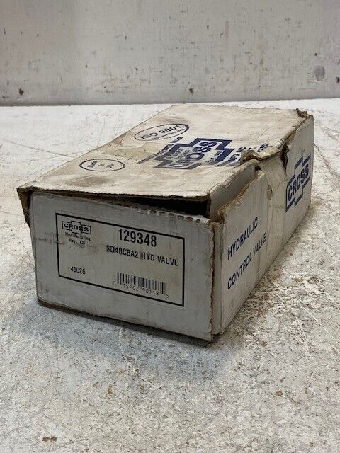 Cross Manufacturing 129348 SD4BCBA2 Hydraulic Valve