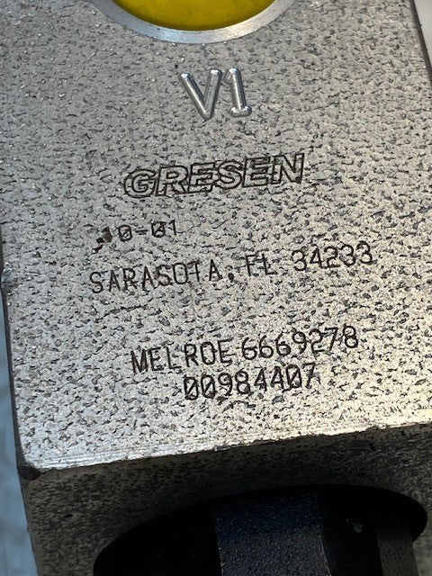 Gresen 00984407 Melroe 6669278 Hydraulic Block Valve 1700 PSI