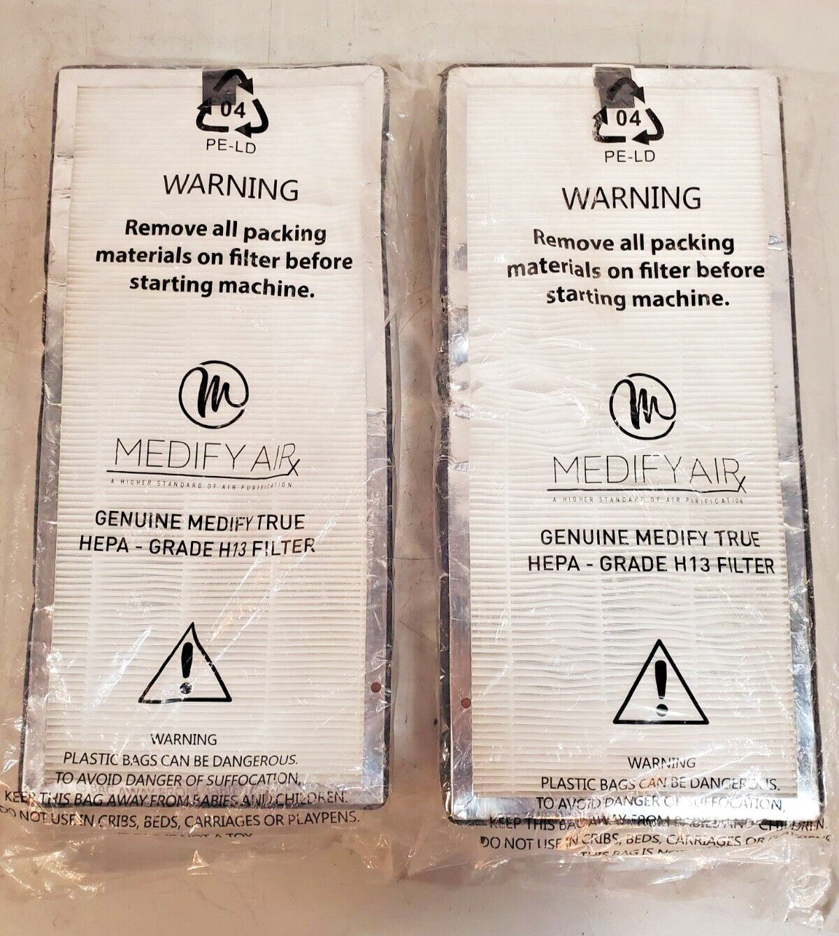 2 Quantity of Medify Air Replacement Filters HEPA Grade H13 (2 Qty)