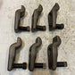 6 Quantity of Carbon Steel 940 Goose Neck Clamps w/ Square Bolts (6 Quantity)