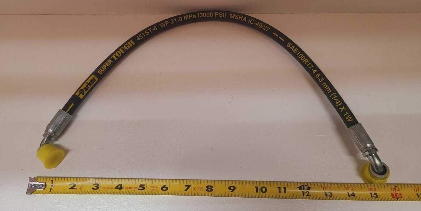 Parker Super Tough Hydraulic Hose 451ST-4 | WP 21,0 MPa (3000PSI) 6,3mm (1/4)x1W