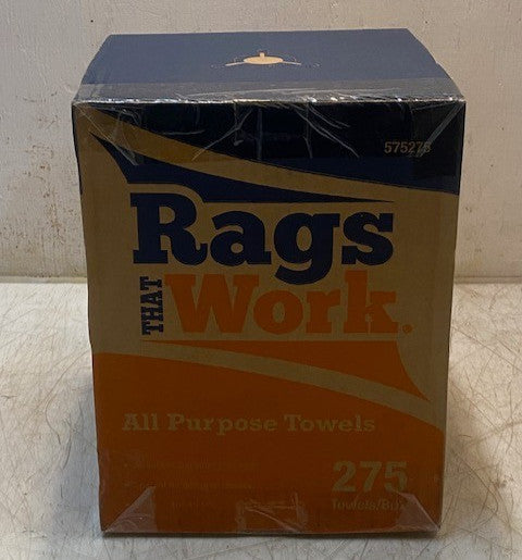 Rags That Work 575275 All Purpose Towels 275 White Towels