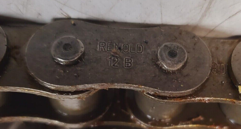 Renold Chain 12B | 35.5" Length | Pitch 1" | 2-1/4" Width