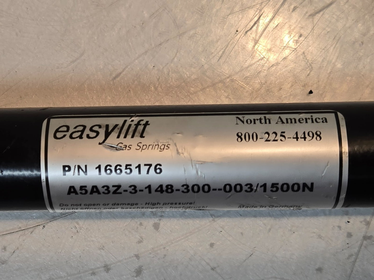 Easylift Gas Springs 1665176 | A5A3Z-3-148-300--003/1500N | 1500N Spring Force
