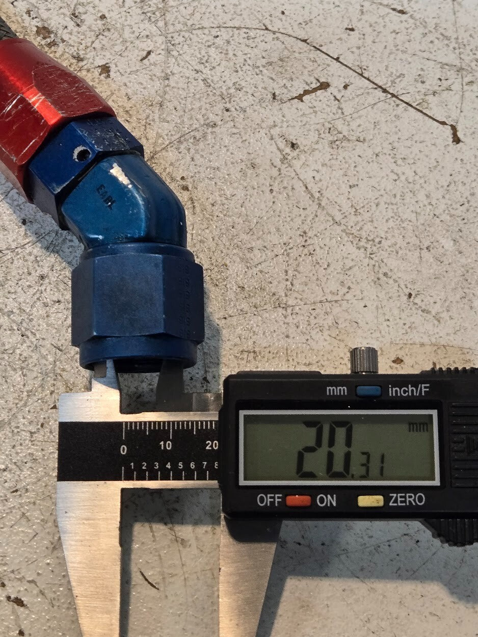 Earls Braided Line 18" 45 and 90 Degree Ends ES8B1