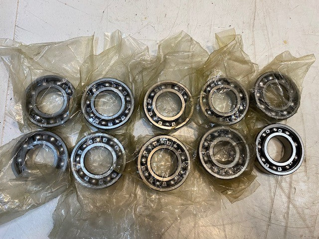 10 Quantity of NTN 6206C3 Single Row Radial Ball Bearings 30x62x16mm (10 Qty)