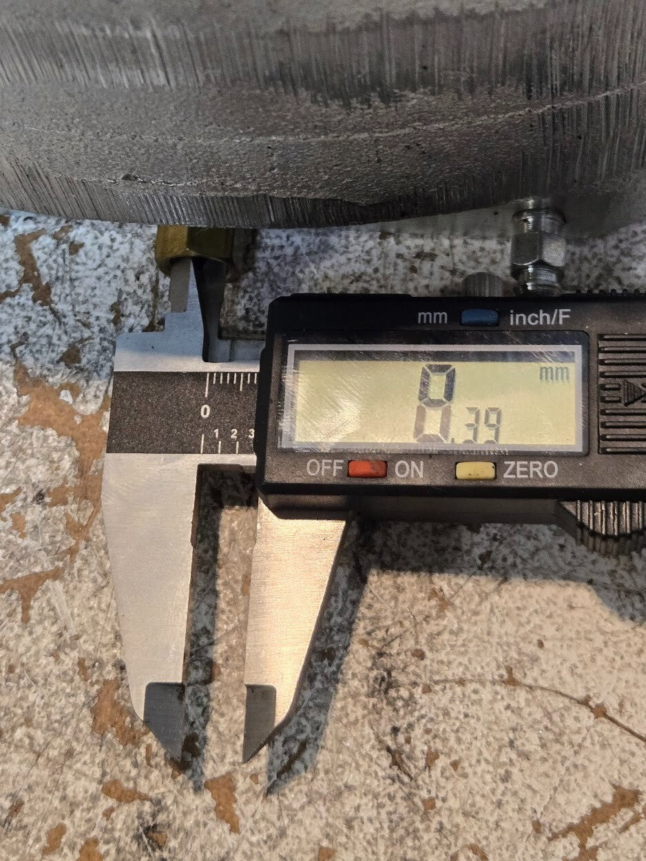 Brake Caliper and Pads 100449 | 8 1/4" Long 4" Wide 3 1/2" Tall