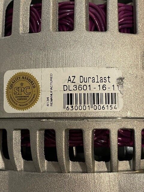 AZ Duralast DL3601-16-11 Reman Alternator