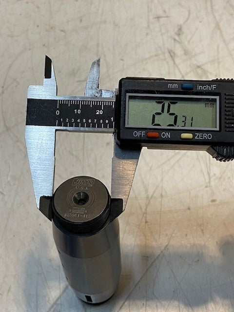 JIMS 23961-413 Crankpin Three-Hole 3-3/4" Long 32mm OD 25mm Thread