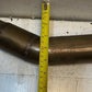 JAGCO Exhaust Pipe 28" Long 4-3/4" Tall 58mm ID 64mm OD