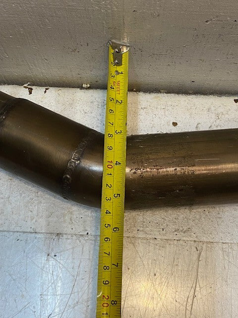 JAGCO Exhaust Pipe 28" Long 4-3/4" Tall 58mm ID 64mm OD