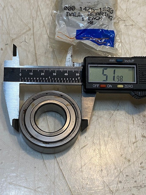 5 Quantity of LPM Ball Bearing 1426-1633 | Peer 6205Z | 25x52x15mm (5 Quantity)
