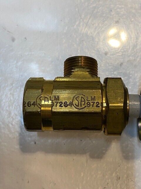 4 Quantity of Fluidyne Ansonia A200DO 3/8" Angle Dual Outlet Valves (4 Quantity)