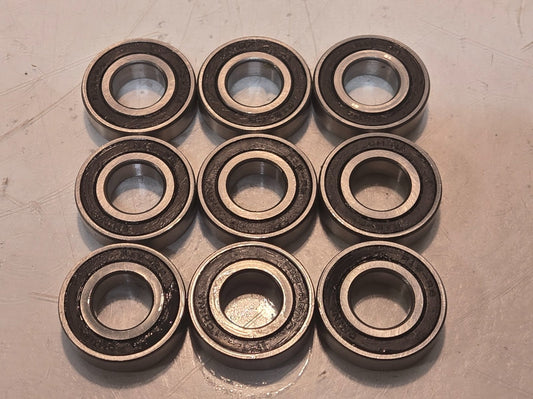 9 Quantity of Ball Bearings R12-RS | 1-5/8" OD x 3/4" Bore x 7/16" Thick (9 Qty)