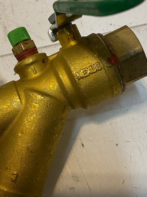 Nexus Valve 40 Bar 600 WOG 02-18 w/ Braided Hose 30-1/2 Long 30mm Thick 26mm End