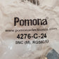 Pomona Coaxial Cable Assembly 90° BNC Plug to 90° BNC Plug 4276-C-24 RG58C/U