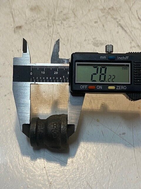 23 Quantity of Black Iron Reducing Coupling Fittings 11mm ID & 14mm ID (23 Qty)