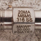 Parker Autoclave Engineers Male - Male Adapter 20MAM6M6 | 316 SS | MAWP 20000