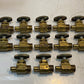 13 Qty of SA LM 97264 Stop Valves 2-1/8" Long 12mm Thread 21mm Thread (13 Qty)