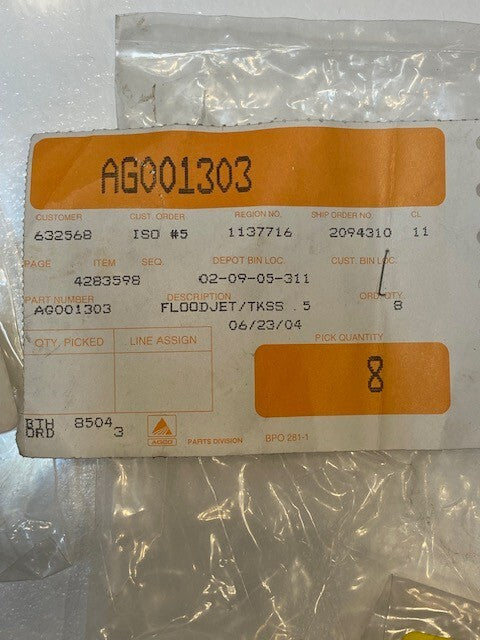 8 Quantity of AG-Chem Quick Couplers AG001303 | 18mm L 15mm Head Dia. (8 Qty)