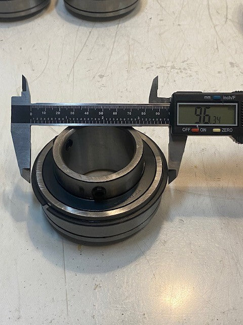 3 Qty of NBR Insert Bearings SER210-31 | 96mm OD 49mm Bore 52mm Thick (3 Qty)