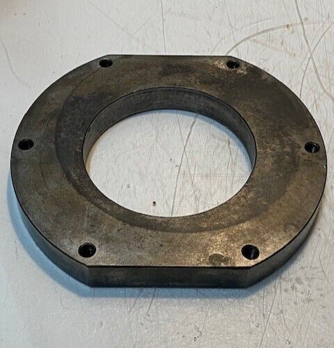 6-Hole Steel Flange 5392-11 | 7-3/16" L 6-7/16" W 101mm Bore 19mm Thick