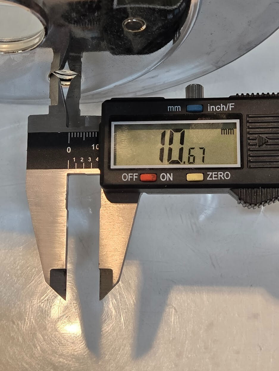 2 Quantity of Chrome Steel Long Water Pump 3 Groove Pulley for Chevy  (2 Qty)