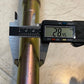 Rear Axle 179-4-04-08-C | 41-1/2" Long 16mm End 25mm Thread 24-Spline 100mm OD