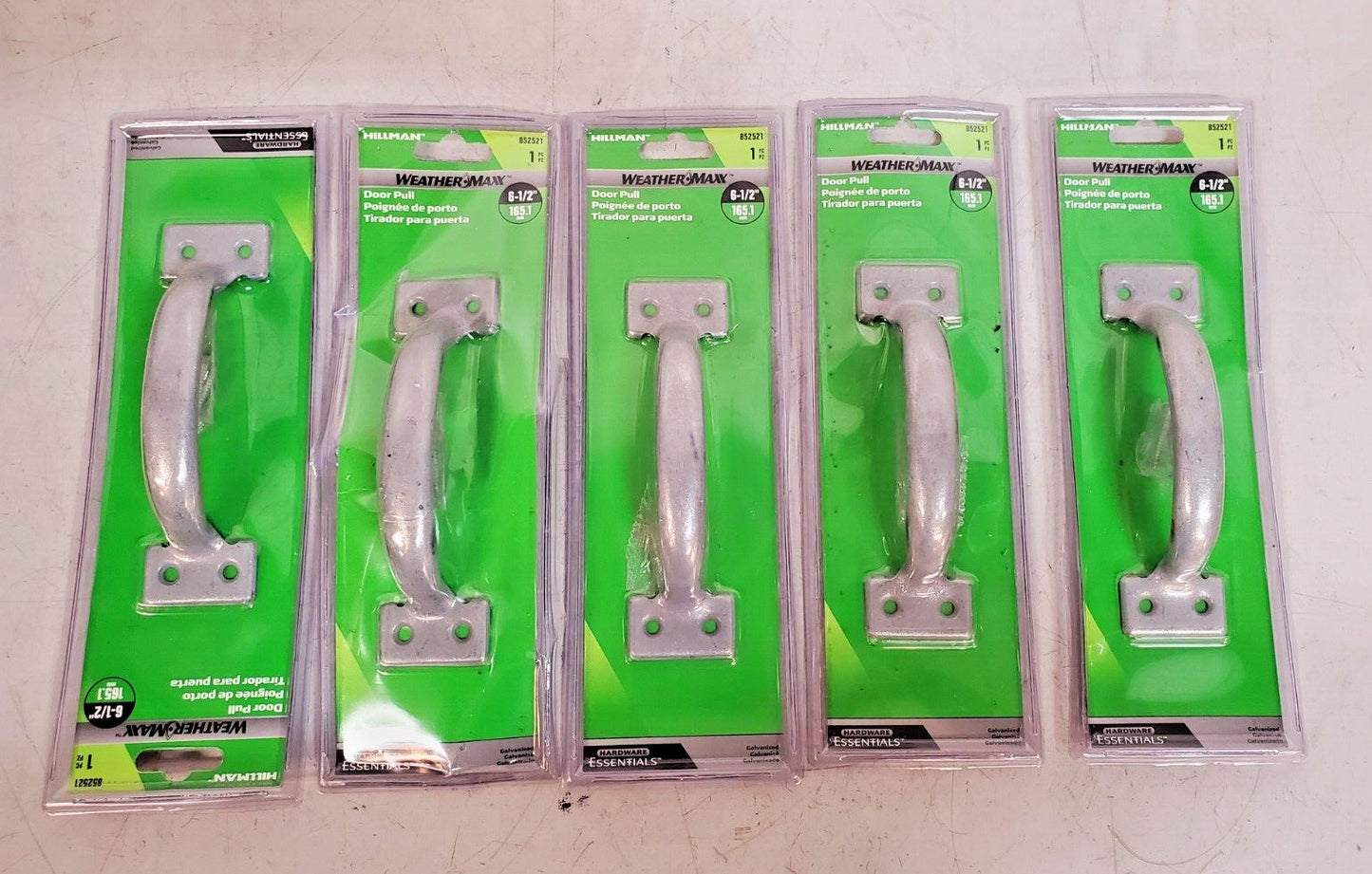 5 Quantity of Hillman Galvanized Utility Pulls 6.5" | 852521 (5 Qty)