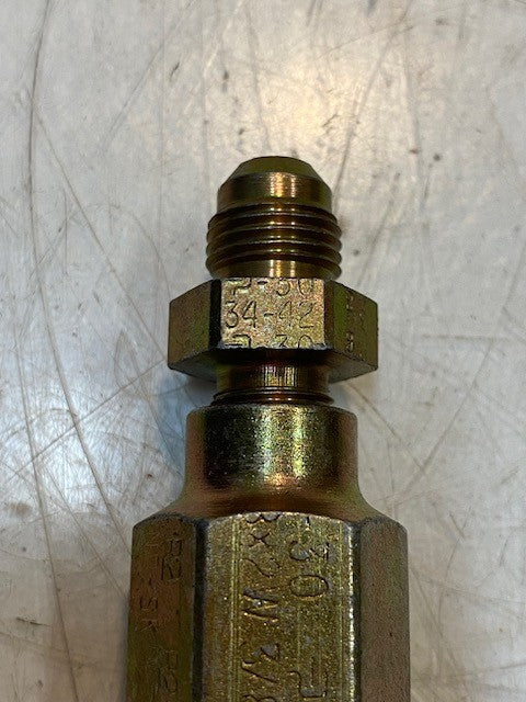 Parker 30 Series 3/8x2W R2 No Skive PB8D 34-42 KD8D Hydraulic Hose Fitting