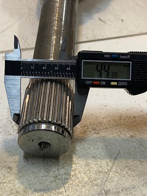 Drive Shaft Universal Joint 42-1/2" Long 45mm End 34-Spline