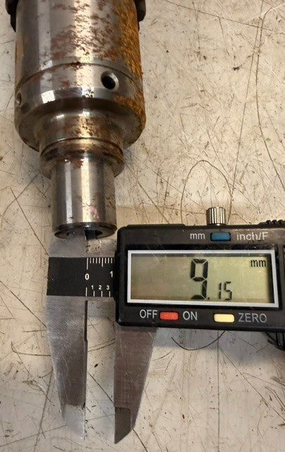 Hydraulic Pump Shaft 18-3/8 In Long Steel Drive Shaft Industrial 1329902C1-9E
