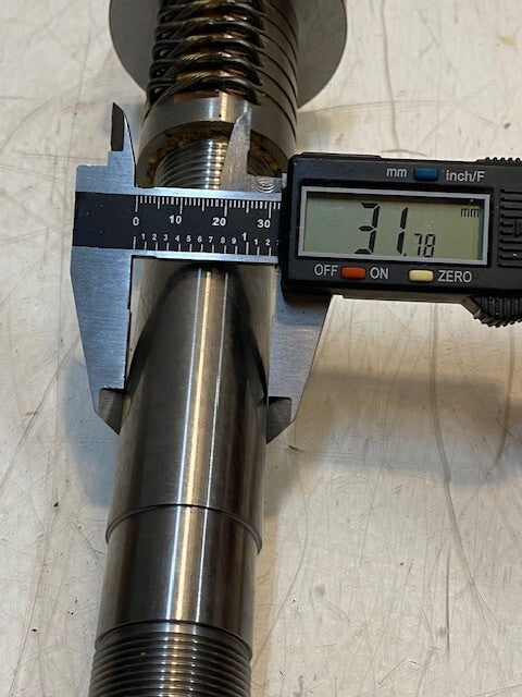 Ball Screw Actuator Assembly 18" L 20mm Thread 70mm OD 32mm Thread